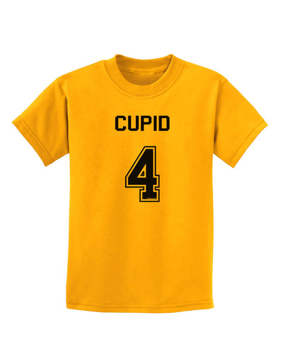 Reindeer Jersey - Cupid 4 Childrens T-Shirt-Childrens T-Shirt-TooLoud-Gold-X-Small-Davson Sales