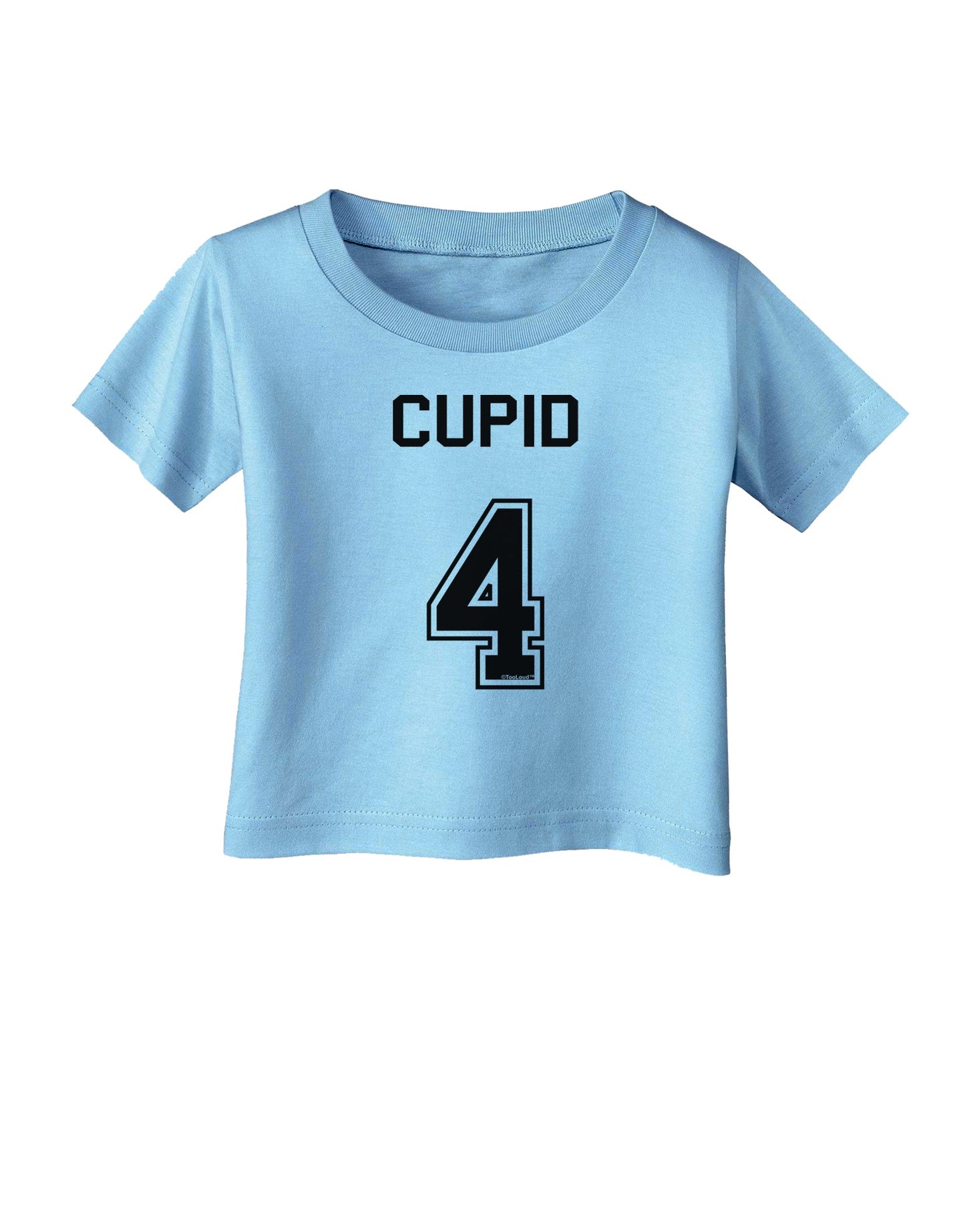 Reindeer Jersey - Cupid 4 Infant T-Shirt-Infant T-Shirt-TooLoud-Aquatic-Blue-06-Months-Davson Sales