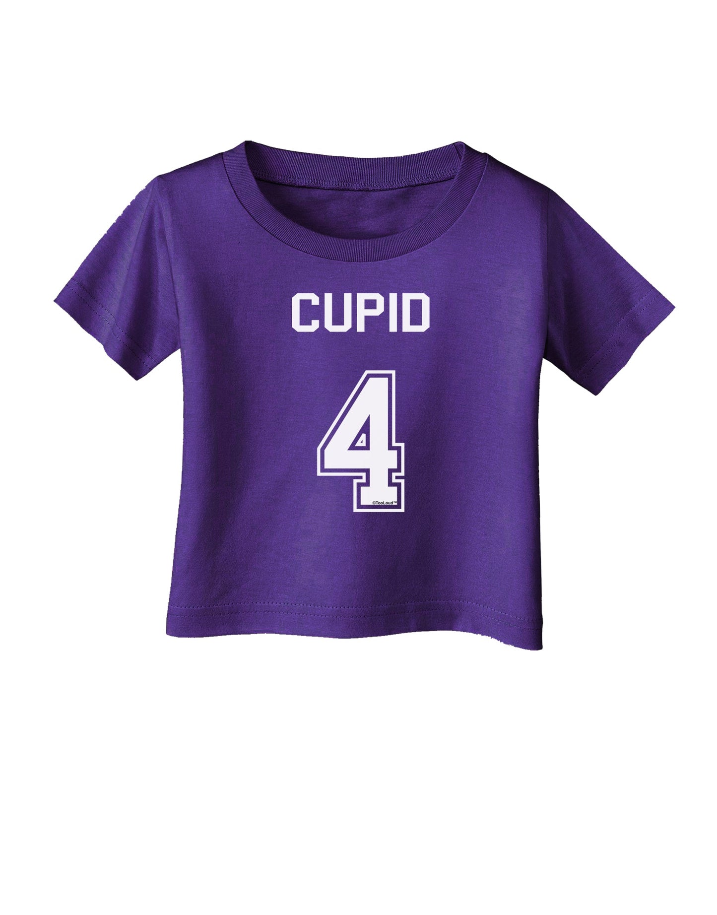 Reindeer Jersey - Cupid 4 Infant T-Shirt Dark-Infant T-Shirt-TooLoud-Purple-06-Months-Davson Sales
