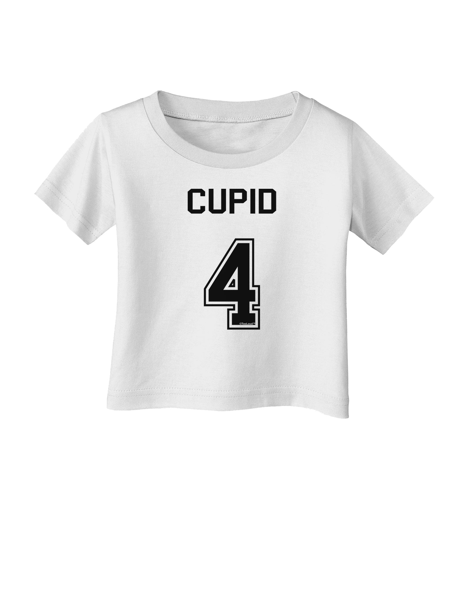 Reindeer Jersey - Cupid 4 Infant T-Shirt-Infant T-Shirt-TooLoud-White-06-Months-Davson Sales