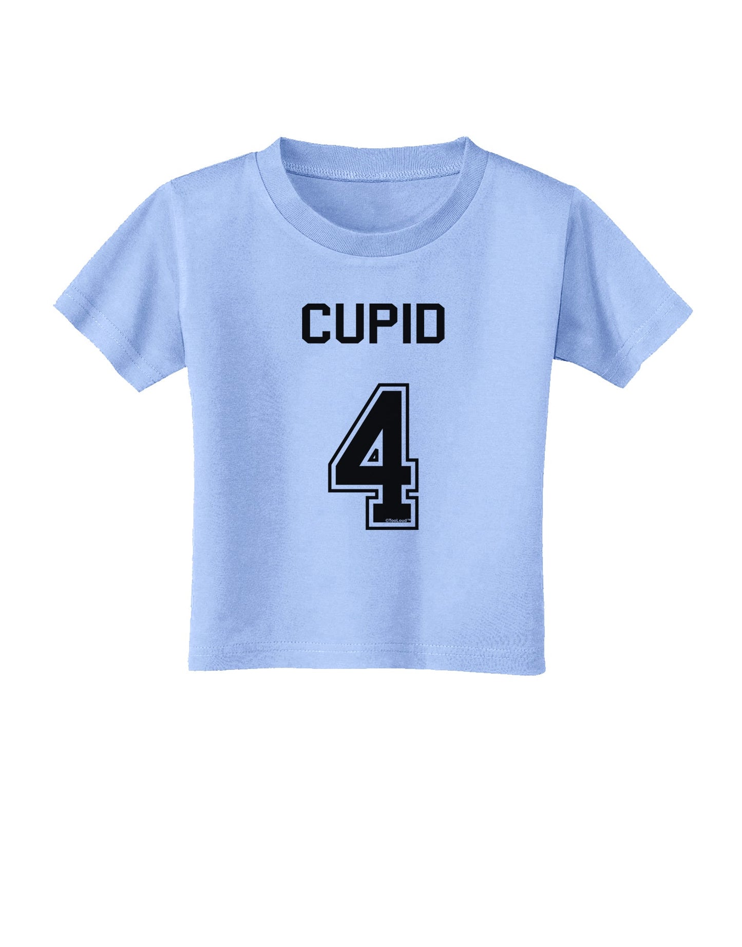 Reindeer Jersey - Cupid 4 Toddler T-Shirt-Toddler T-Shirt-TooLoud-Aquatic-Blue-2T-Davson Sales
