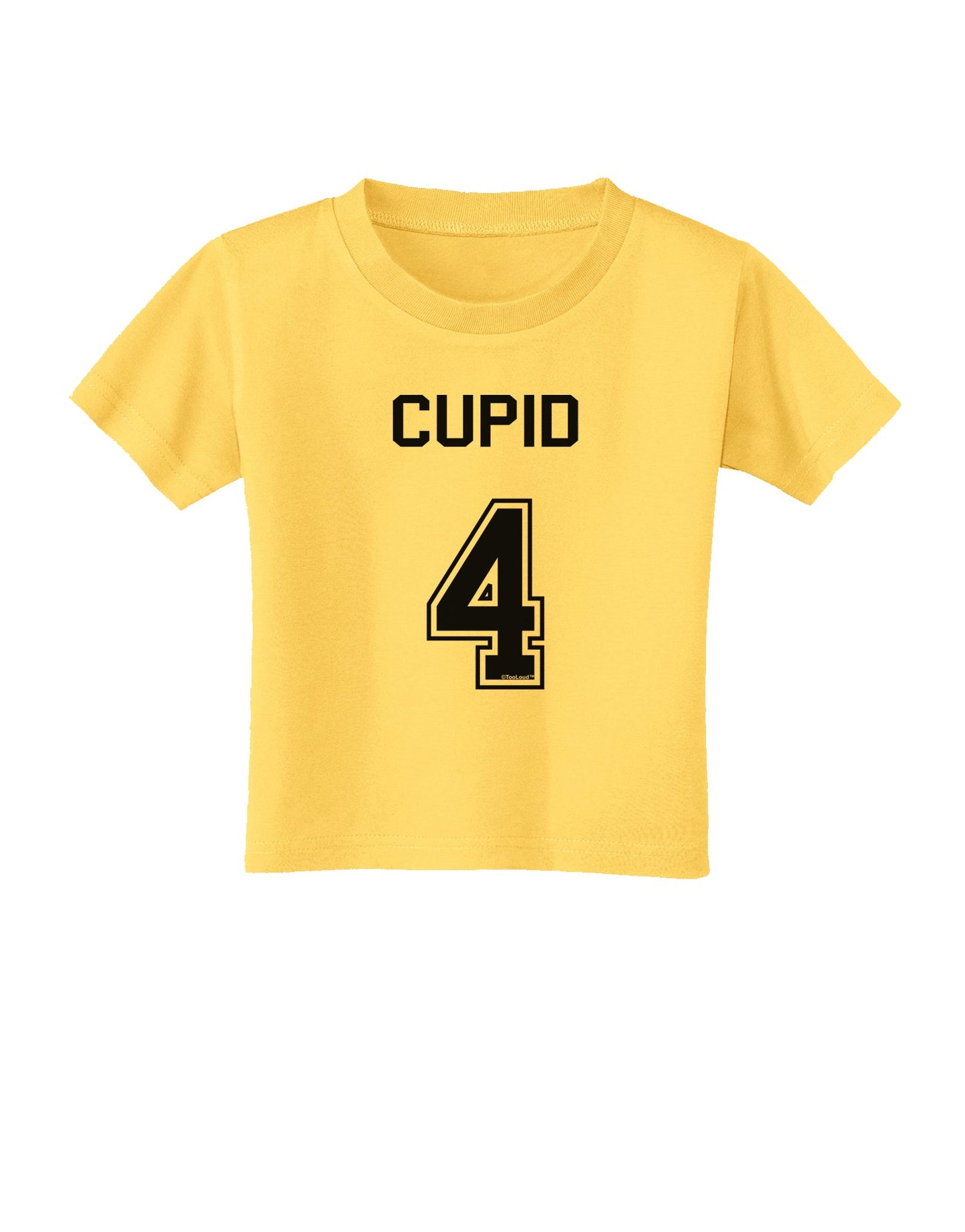 Reindeer Jersey - Cupid 4 Toddler T-Shirt-Toddler T-Shirt-TooLoud-Yellow-2T-Davson Sales