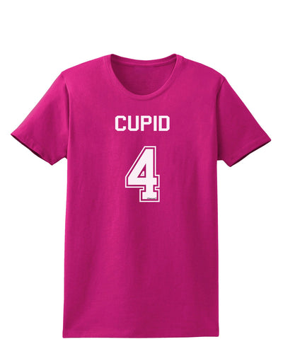 Reindeer Jersey - Cupid 4 Womens Dark T-Shirt-Womens T-Shirt-TooLoud-Hot-Pink-Small-Davson Sales