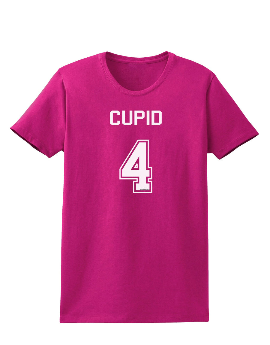 Reindeer Jersey - Cupid 4 Womens Dark T-Shirt-Womens T-Shirt-TooLoud-Black-X-Small-Davson Sales