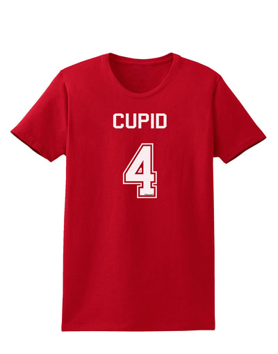 Reindeer Jersey - Cupid 4 Womens Dark T-Shirt-Womens T-Shirt-TooLoud-Red-X-Small-Davson Sales