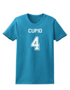 Reindeer Jersey - Cupid 4 Womens Dark T-Shirt-Womens T-Shirt-TooLoud-Turquoise-X-Small-Davson Sales