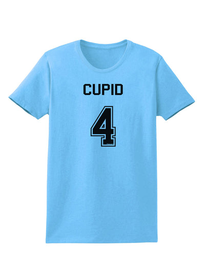 Reindeer Jersey - Cupid 4 Womens T-Shirt-Womens T-Shirt-TooLoud-Aquatic-Blue-X-Small-Davson Sales