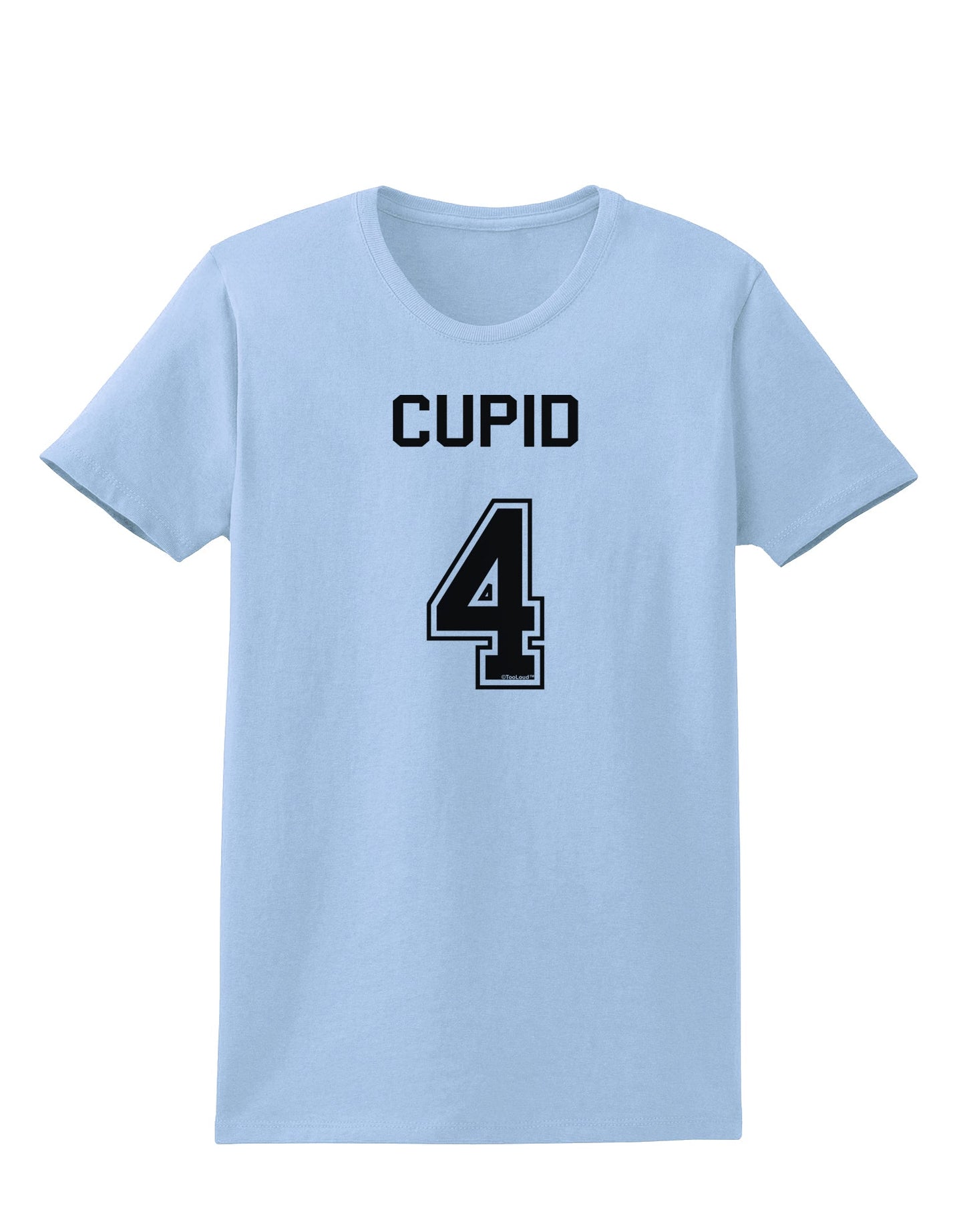 Reindeer Jersey - Cupid 4 Womens T-Shirt-Womens T-Shirt-TooLoud-Light-Blue-X-Small-Davson Sales