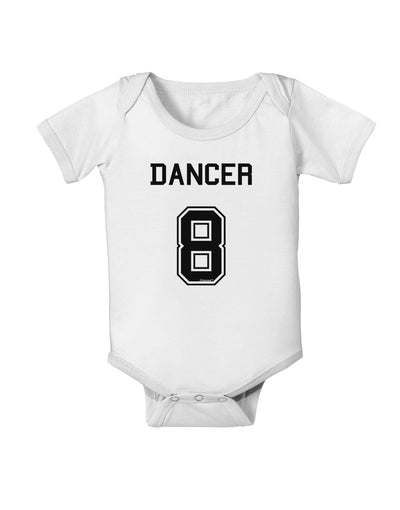 Reindeer Jersey - Dancer 8 Baby Romper Bodysuit-Baby Romper-TooLoud-White-06-Months-Davson Sales