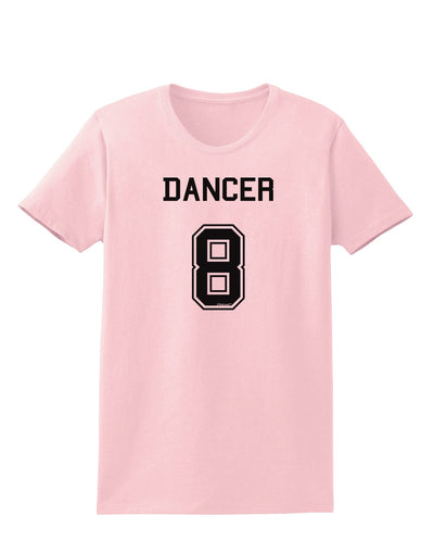 Reindeer Jersey - Dancer 8 Womens T-Shirt-Womens T-Shirt-TooLoud-PalePink-X-Small-Davson Sales