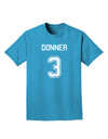 Reindeer Jersey - Donner 3 Adult Dark T-Shirt-Mens T-Shirt-TooLoud-Turquoise-Small-Davson Sales