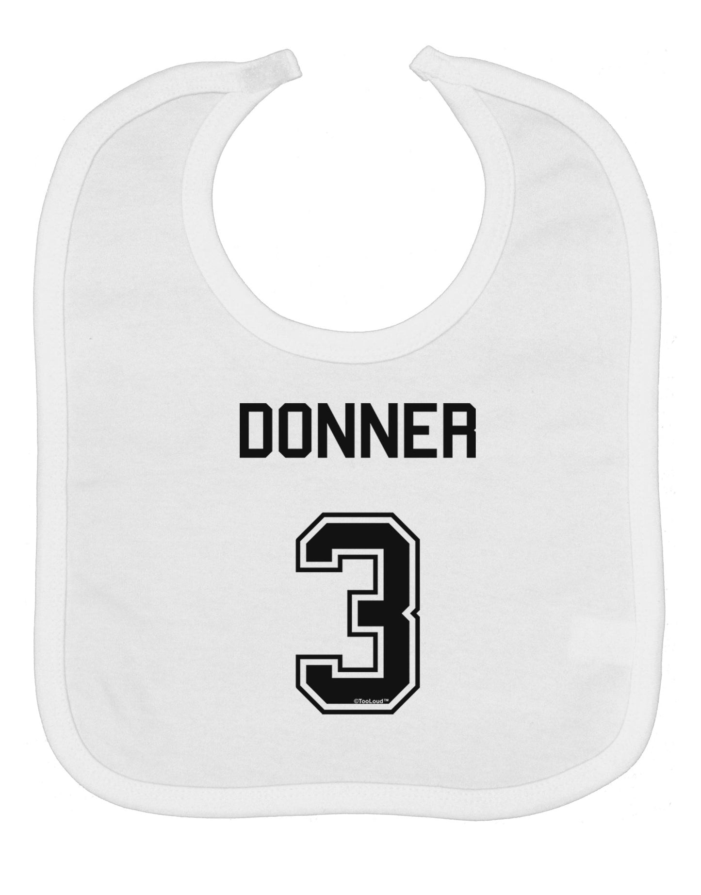 Reindeer Jersey - Donner 3 Baby Bib