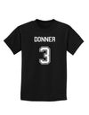 Reindeer Jersey - Donner 3 Childrens Dark T-Shirt-Childrens T-Shirt-TooLoud-Black-X-Small-Davson Sales