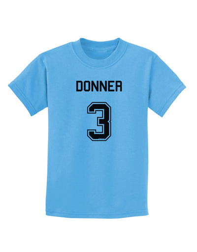 Reindeer Jersey - Donner 3 Childrens T-Shirt-Childrens T-Shirt-TooLoud-Aquatic-Blue-X-Small-Davson Sales