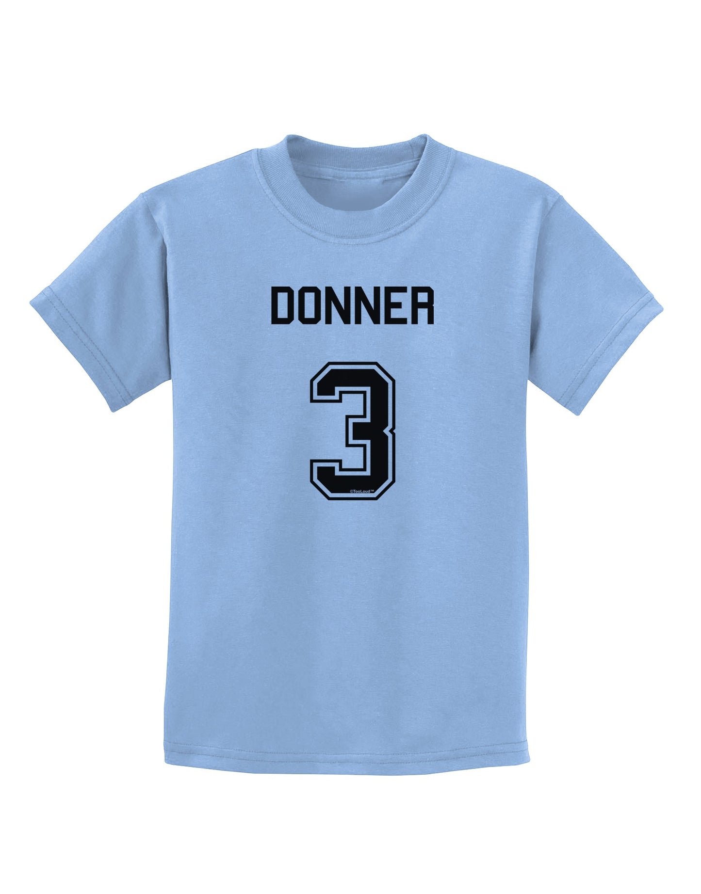 Reindeer Jersey - Donner 3 Childrens T-Shirt-Childrens T-Shirt-TooLoud-Light-Blue-X-Small-Davson Sales
