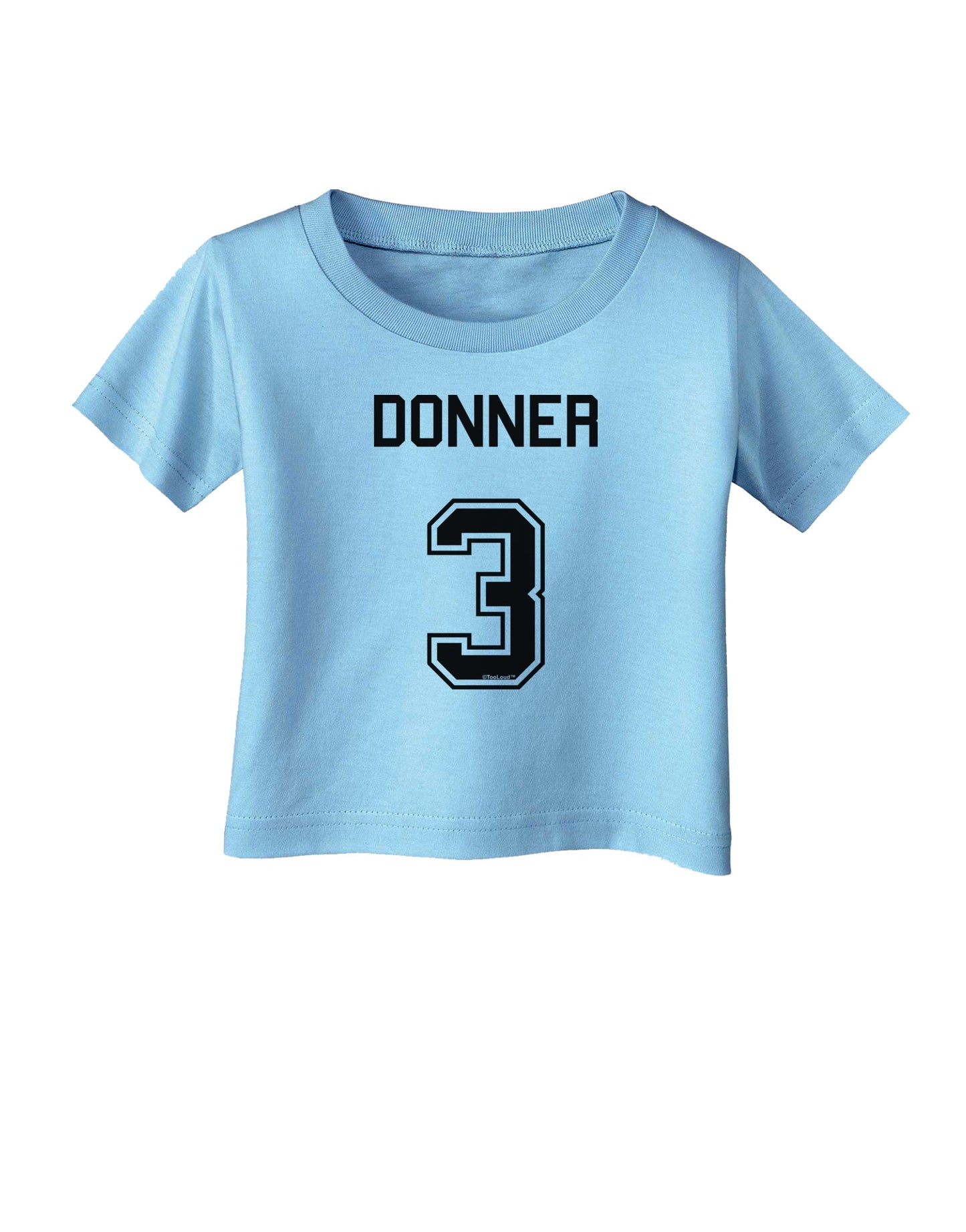 Reindeer Jersey - Donner 3 Infant T-Shirt-Infant T-Shirt-TooLoud-Aquatic-Blue-06-Months-Davson Sales