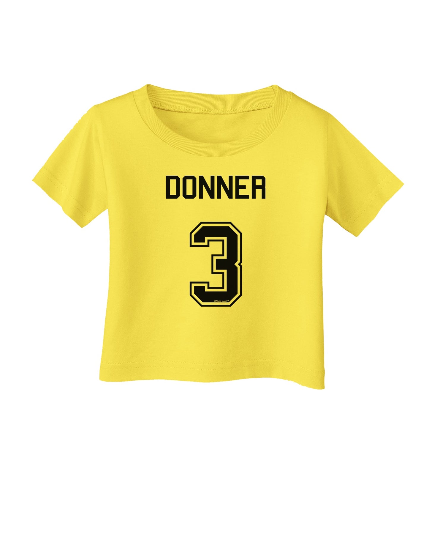 Reindeer Jersey - Donner 3 Infant T-Shirt-Infant T-Shirt-TooLoud-Yellow-06-Months-Davson Sales