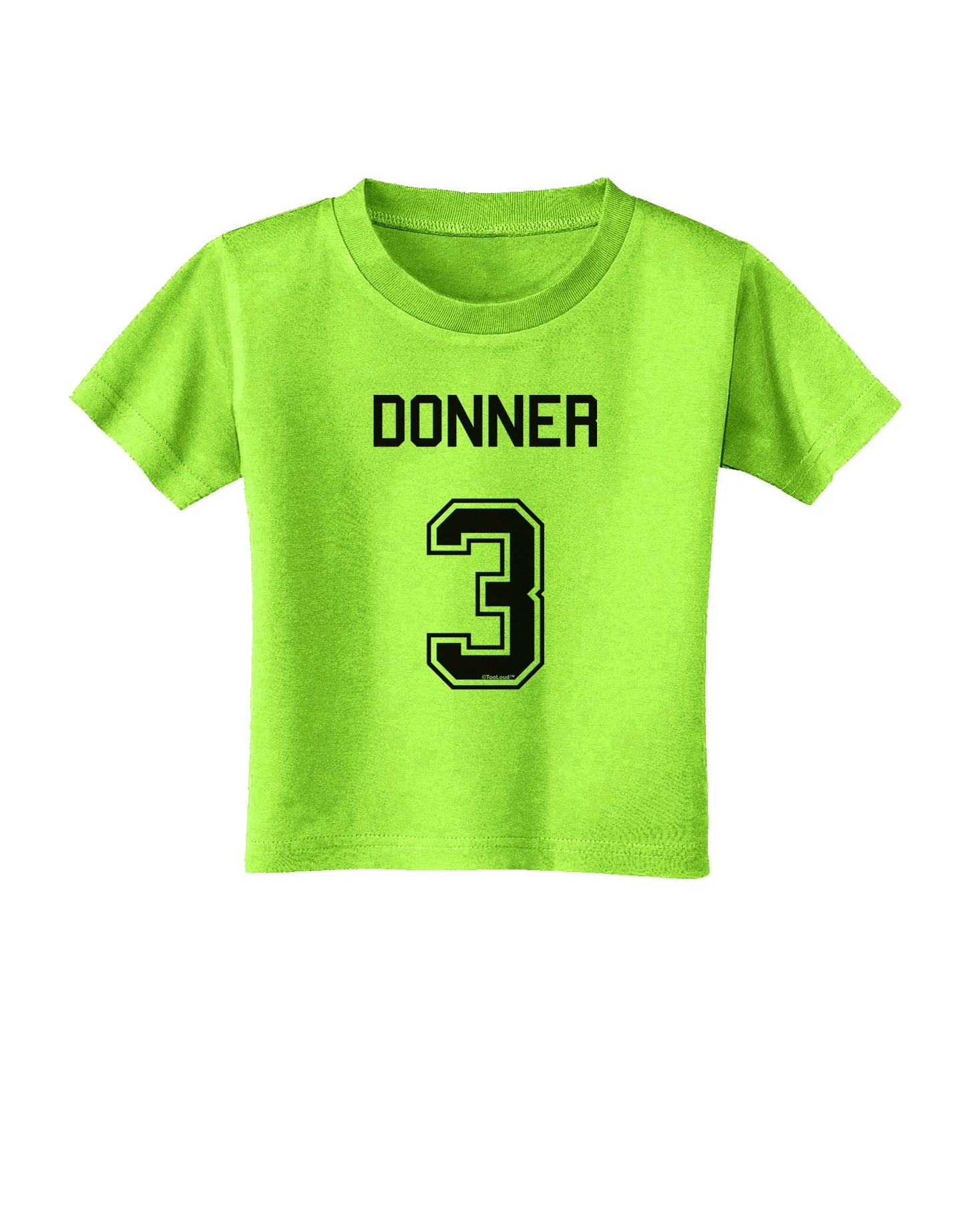 Reindeer Jersey - Donner 3 Toddler T-Shirt-Toddler T-Shirt-TooLoud-Lime-Green-2T-Davson Sales