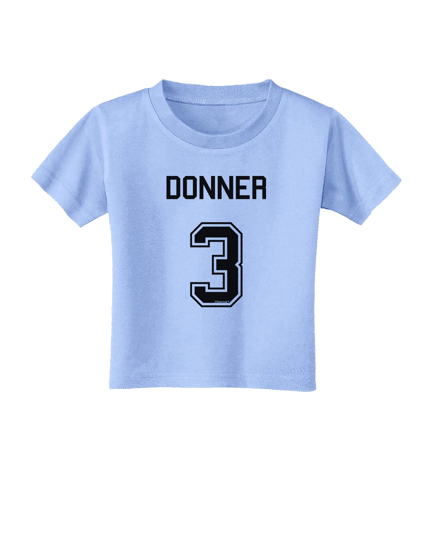 Reindeer Jersey - Donner 3 Toddler T-Shirt-Toddler T-Shirt-TooLoud-Aquatic-Blue-2T-Davson Sales