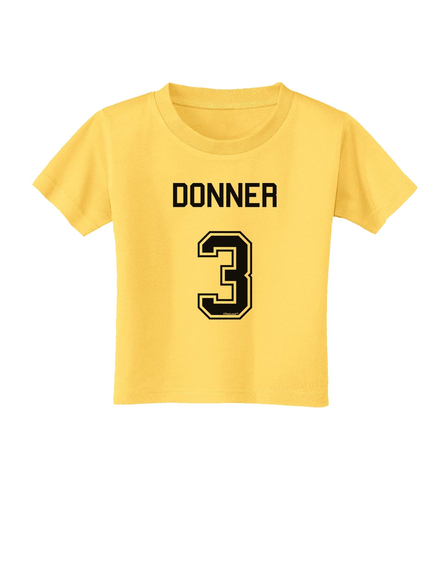 Reindeer Jersey - Donner 3 Toddler T-Shirt-Toddler T-Shirt-TooLoud-Yellow-2T-Davson Sales
