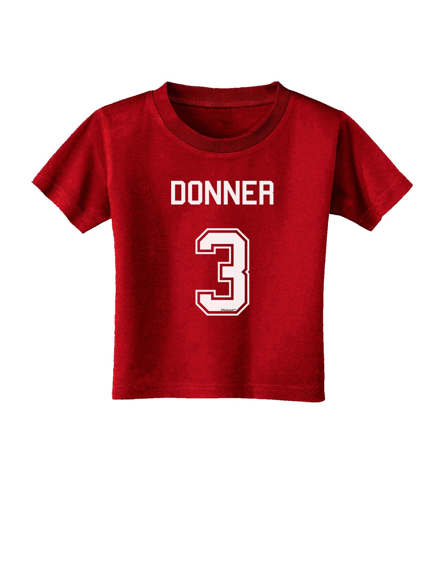Reindeer Jersey - Donner 3 Toddler T-Shirt Dark-Toddler T-Shirt-TooLoud-Clover-Green-2T-Davson Sales