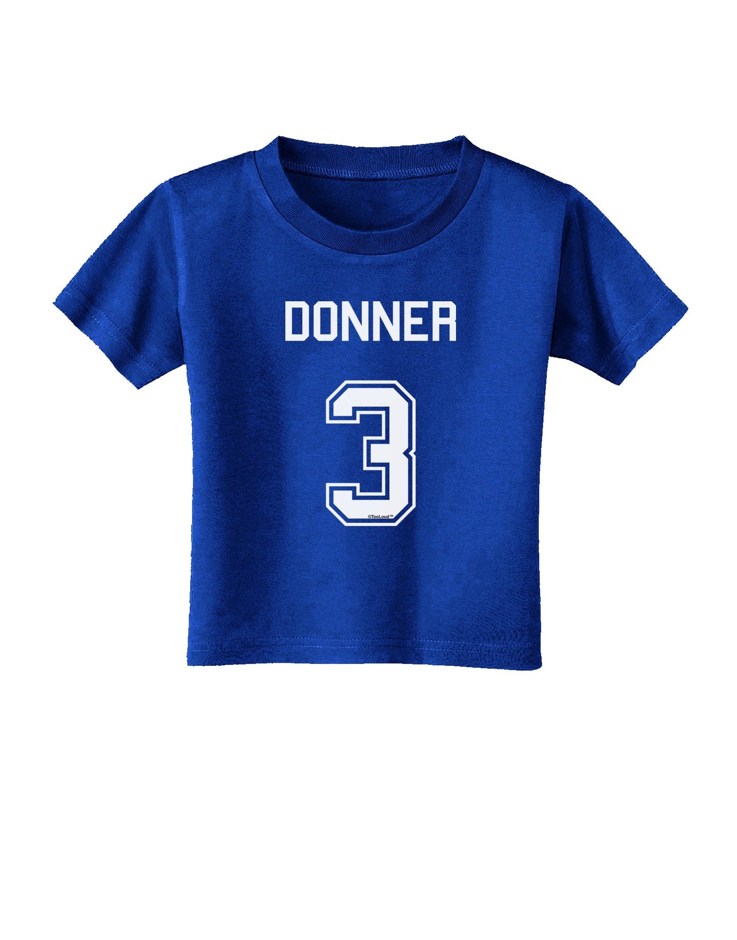 Reindeer Jersey - Donner 3 Toddler T-Shirt Dark-Toddler T-Shirt-TooLoud-Red-2T-Davson Sales