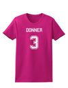 Reindeer Jersey - Donner 3 Womens Dark T-Shirt-Womens T-Shirt-TooLoud-Hot-Pink-Small-Davson Sales