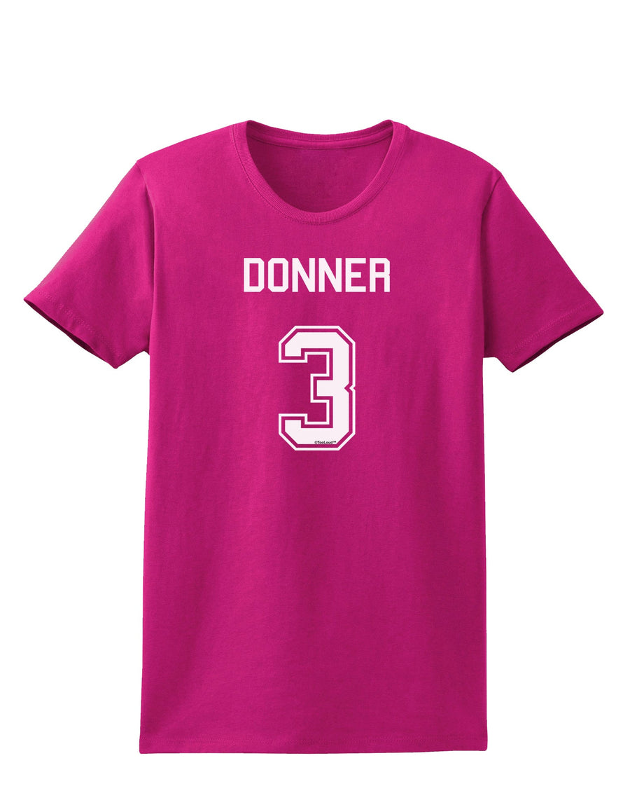 Reindeer Jersey - Donner 3 Womens Dark T-Shirt-Womens T-Shirt-TooLoud-Black-X-Small-Davson Sales