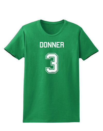 Reindeer Jersey - Donner 3 Womens Dark T-Shirt-Womens T-Shirt-TooLoud-Kelly-Green-X-Small-Davson Sales