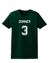 Reindeer Jersey - Donner 3 Womens Dark T-Shirt-Womens T-Shirt-TooLoud-Forest-Green-Small-Davson Sales