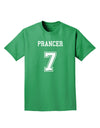 Reindeer Jersey - Prancer 7 Adult Dark T-Shirt-Mens T-Shirt-TooLoud-Kelly-Green-Small-Davson Sales