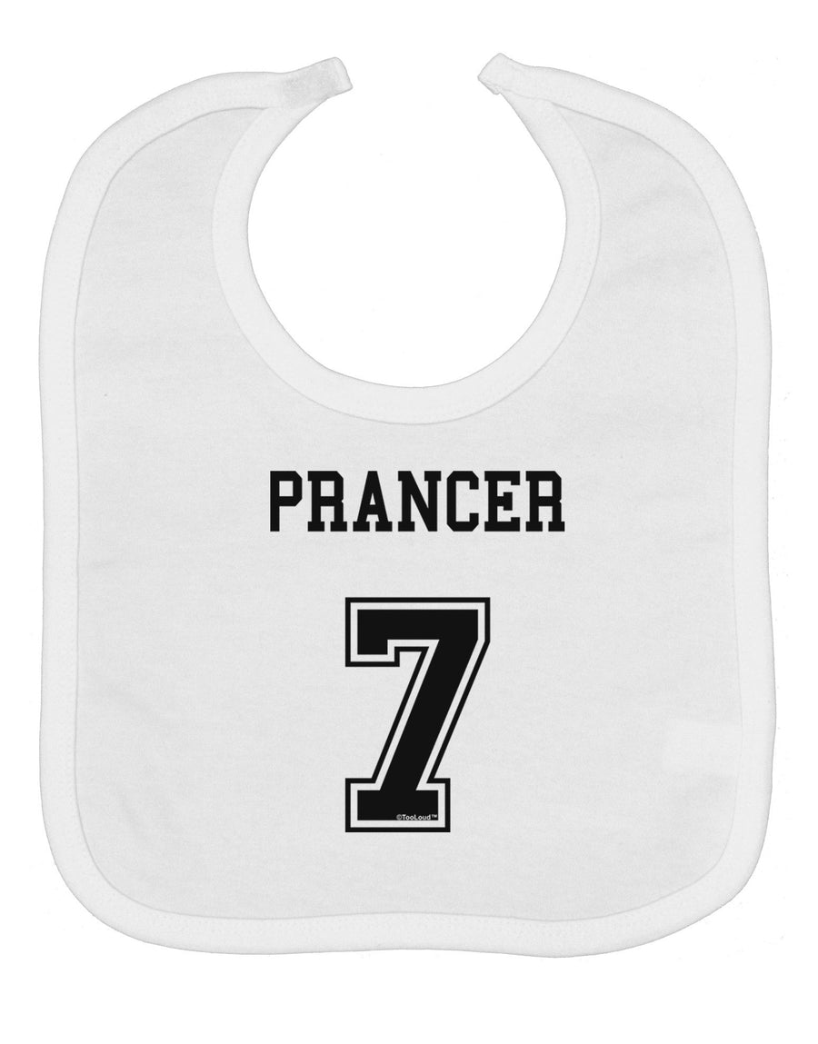 Reindeer Jersey - Prancer 7 Baby Bib