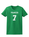 Reindeer Jersey - Prancer 7 Womens Dark T-Shirt-Womens T-Shirt-TooLoud-Kelly-Green-X-Small-Davson Sales