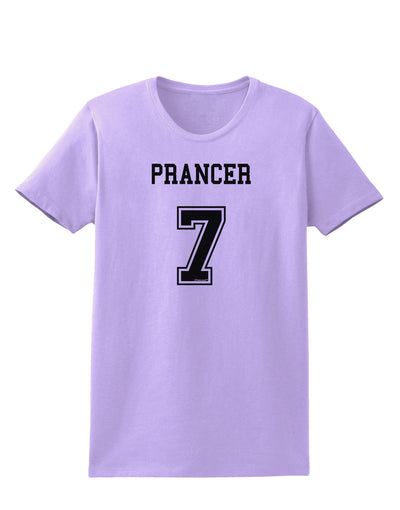 Reindeer Jersey - Prancer 7 Womens T-Shirt-Womens T-Shirt-TooLoud-Lavender-X-Small-Davson Sales