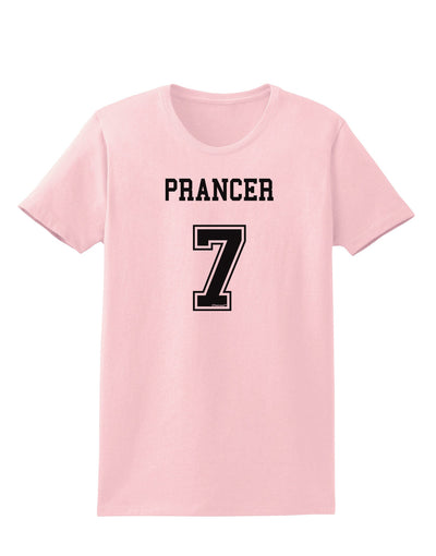 Reindeer Jersey - Prancer 7 Womens T-Shirt-Womens T-Shirt-TooLoud-PalePink-X-Small-Davson Sales