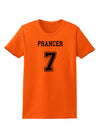 Reindeer Jersey - Prancer 7 Womens T-Shirt-Womens T-Shirt-TooLoud-Orange-X-Small-Davson Sales