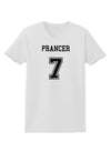 Reindeer Jersey - Prancer 7 Womens T-Shirt-Womens T-Shirt-TooLoud-White-X-Small-Davson Sales