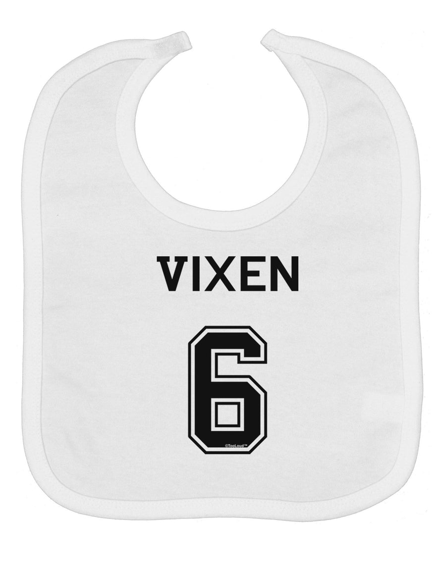 Reindeer Jersey - Vixen 6 Baby Bib