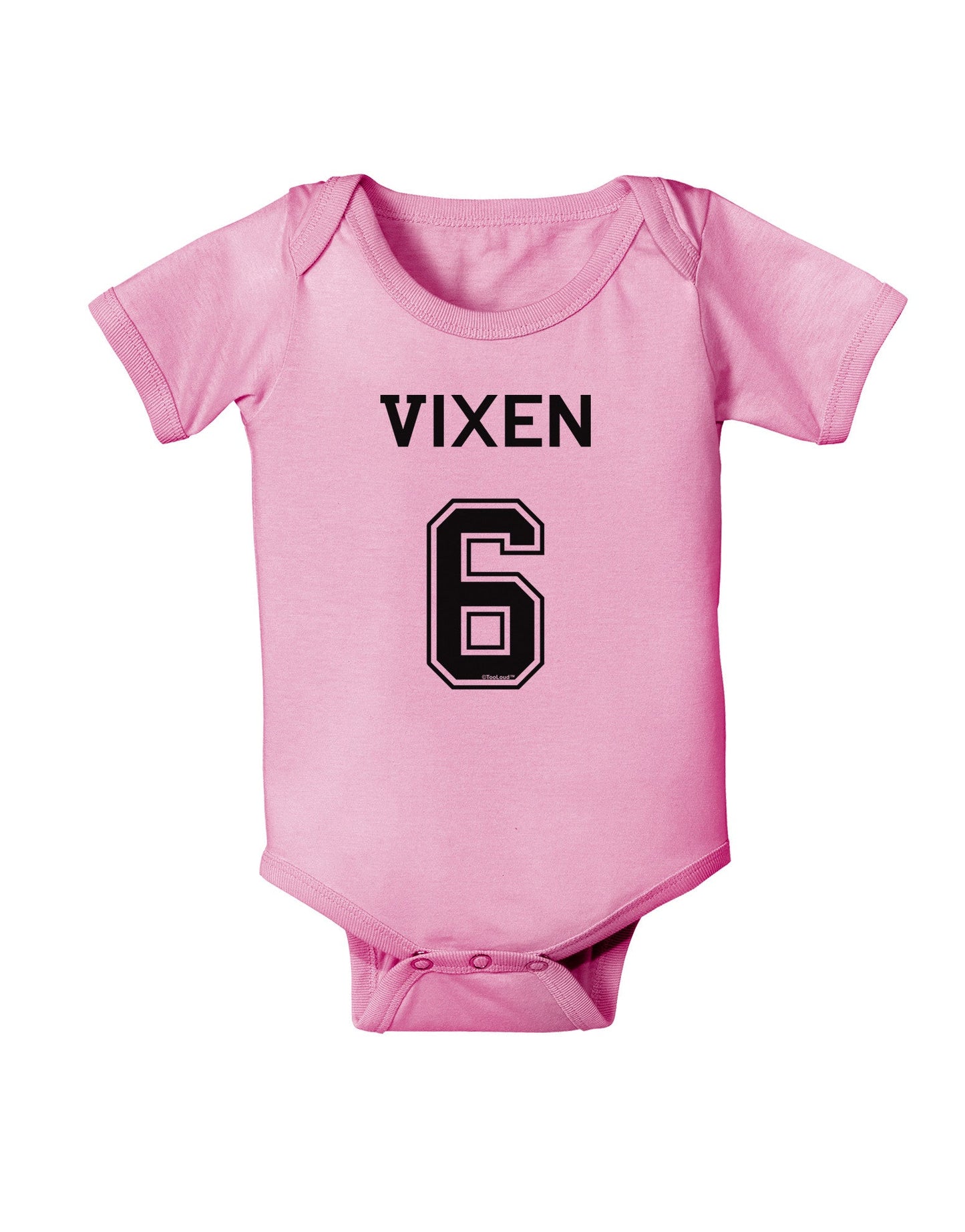 Reindeer Jersey - Vixen 6 Baby Romper Bodysuit-Baby Romper-TooLoud-Light-Pink-06-Months-Davson Sales