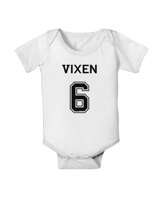 Reindeer Jersey - Vixen 6 Baby Romper Bodysuit-Baby Romper-TooLoud-White-06-Months-Davson Sales