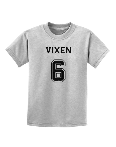 Reindeer Jersey - Vixen 6 Childrens T-Shirt-Childrens T-Shirt-TooLoud-AshGray-X-Small-Davson Sales