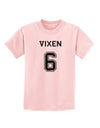 Reindeer Jersey - Vixen 6 Childrens T-Shirt-Childrens T-Shirt-TooLoud-PalePink-X-Small-Davson Sales