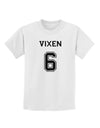 Reindeer Jersey - Vixen 6 Childrens T-Shirt-Childrens T-Shirt-TooLoud-White-X-Small-Davson Sales