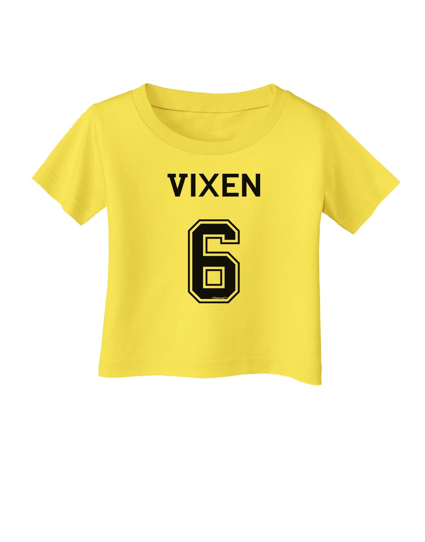 Reindeer Jersey - Vixen 6 Infant T-Shirt-Infant T-Shirt-TooLoud-Yellow-06-Months-Davson Sales