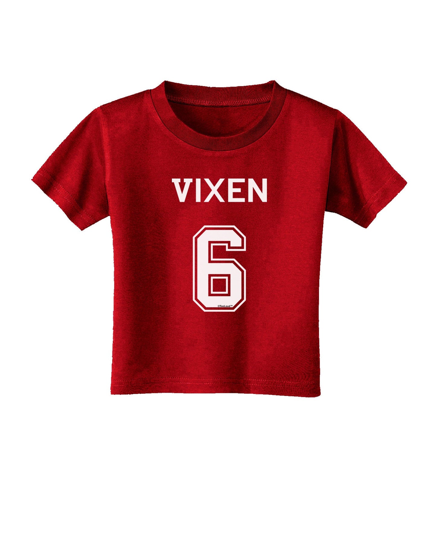 Reindeer Jersey - Vixen 6 Toddler T-Shirt Dark-Toddler T-Shirt-TooLoud-Clover-Green-2T-Davson Sales