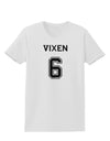 Reindeer Jersey - Vixen 6 Womens T-Shirt-Womens T-Shirt-TooLoud-White-X-Small-Davson Sales