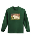 Relaxing Ram Adult Long Sleeve Dark T-Shirt-TooLoud-Dark-Green-Small-Davson Sales