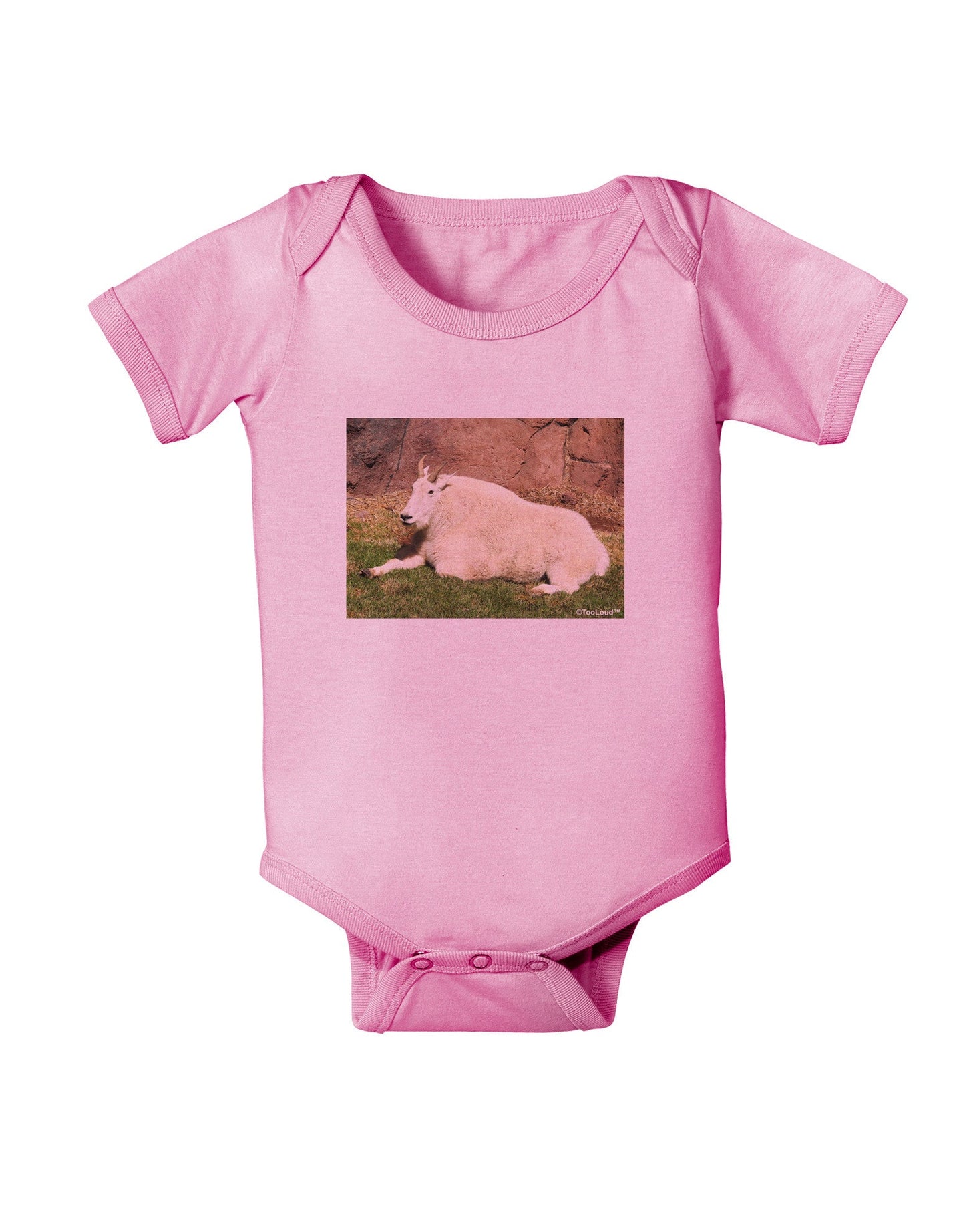 Relaxing Ram Baby Romper Bodysuit-Baby Romper-TooLoud-Pink-06-Months-Davson Sales