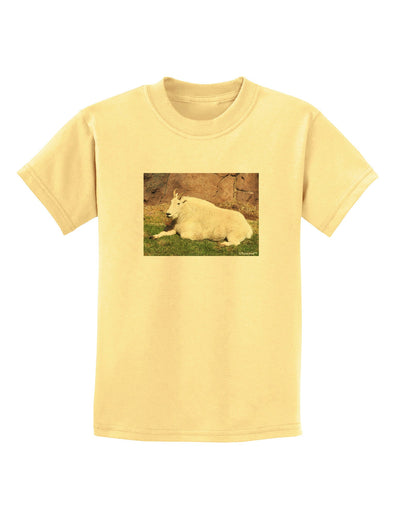 Relaxing Ram Childrens T-Shirt-Childrens T-Shirt-TooLoud-Daffodil-Yellow-X-Small-Davson Sales