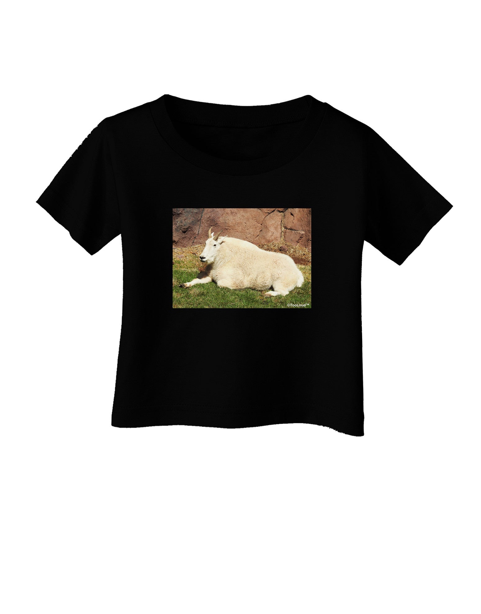 Relaxing Ram Infant T-Shirt Dark-Infant T-Shirt-TooLoud-Black-06-Months-Davson Sales